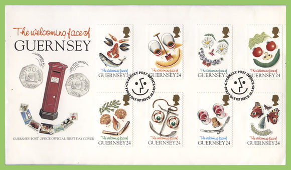 Guernsey 1995 Food & Drink set on First Day Cover