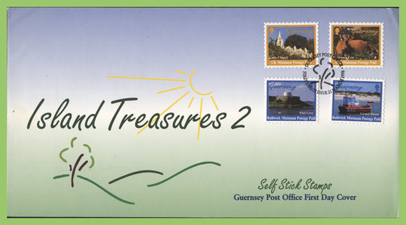 Guernsey 1998 Island Treasures II. set on First Day Cover