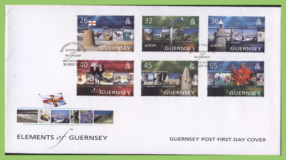 Guernsey 2004 'Elements of Guernsey' set on First Day Covers