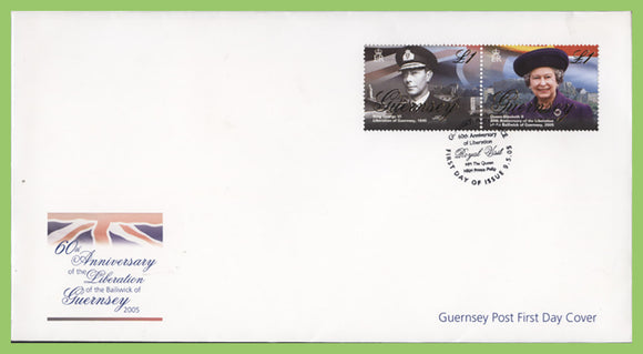 Guernsey 2005 60th Anniversary of Liberation set on First Day Cover