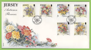 Jersey 1998 Flowres and set on two First Day Covers