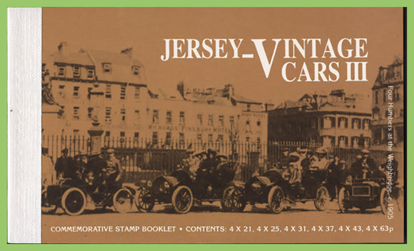 Jersey 1999 Vintage Cars III complete stamp Booklet