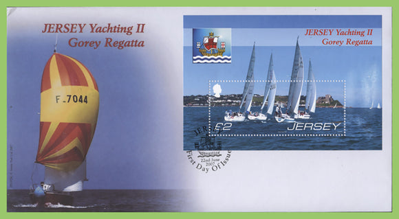 Jersey 2007 Yachting II, Gorey Regatta mini sheet First Day Cover