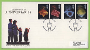 G.B. 1989 Anniversaries set on Royal Mail First Day Cover, London W1