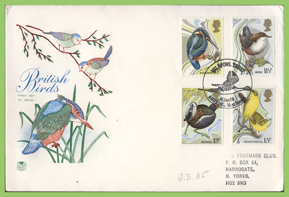 G.B. 1980 Birds set on Stuart First Day Cover, Arundel