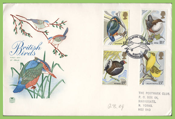 G.B. 1980 Birds set on Stuart First Day Cover, Slimbridge