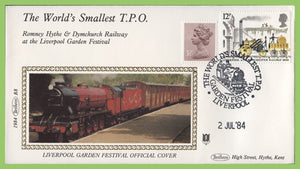 G.B. 1984 The World's Smallest T.P.O. (Liverpoolr Garden Festival) commemorative cover