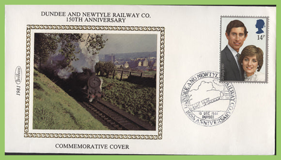 G.B. 1981 150th Anniversary Dundee & Newtyle Railway Benham commemorative cover