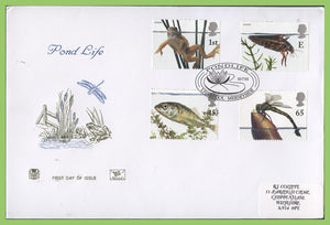 G.B. 2001 Pondlife set on Stuart First Day Cover