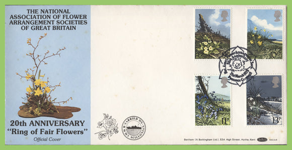 G.B. 1978 Spring Flowers set on Benham First Day Cover, Penzance