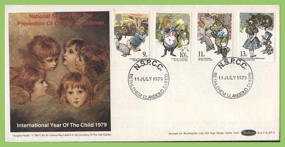 G.B. 1979 Year of The Child set on Benham First Day Cover, NSPCC Bethlehem