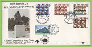 G.B. 1979 European Elections set on Benham First Day Cover, London/Strasbourg