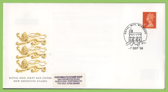 G.B. 1998 1st class on Royal Mail First Day Cover