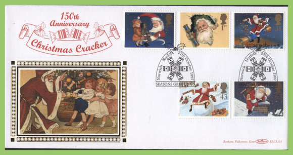 G.B. 1997 Christmas set on Benham First Day Cover, Norwich Norwich