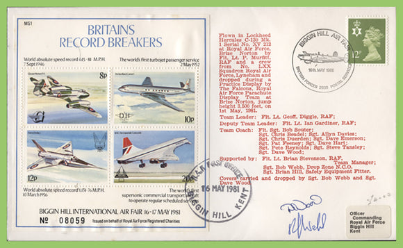 G.B. 1981 RAF Record Breakers, Biggin Hill International Air Fair