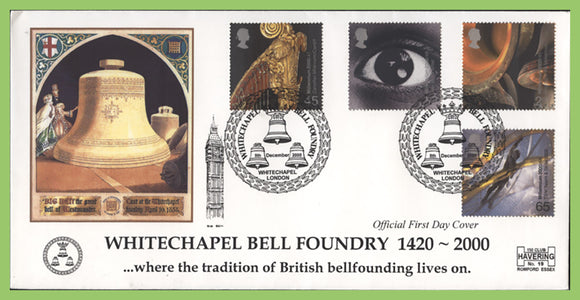 G.B. 2000 Sound & Vision Havering First Day Cover Whitechape Bell Foundry