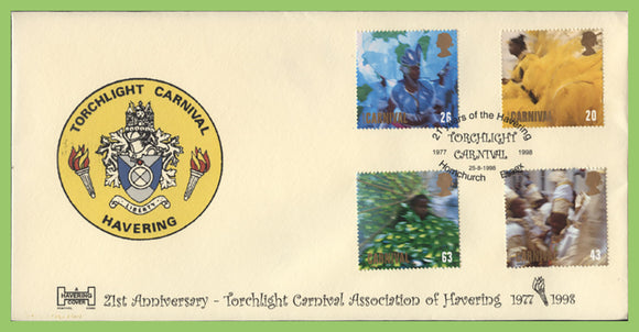 G.B. 1998 Carnival TCA Havering First Day Cover, Hornchurch Essex