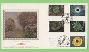 G.B. 1995 Springtime set on PPS Silk First Day Cover, Swallownest, Sheffield