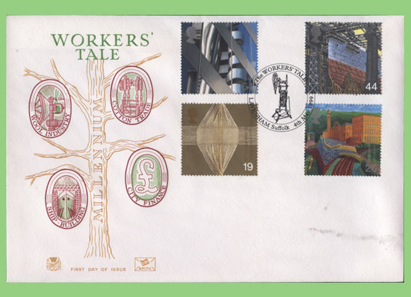 G.B. 1999 Workers Tale on Stuart First Day Cover, Lavenham