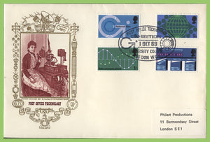 G.B. 1969 Post Office Technology set on Philart First Day Cover, University College