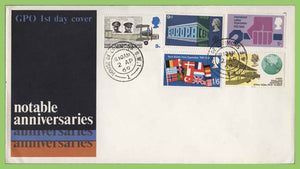 G.B. 1969 Notable Anniversaries set u/a Post Office First Day Cover, House of Commons