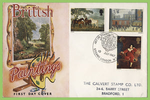 G.B. 1967 Paintings set on Connoisseur First Day Cover, Strand London Exhibition