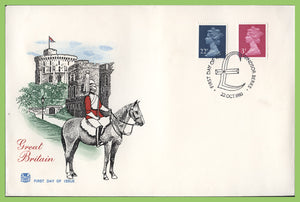 G.B. 1980 3p and 22p definitives on Stuart First Day Cover, Windsor