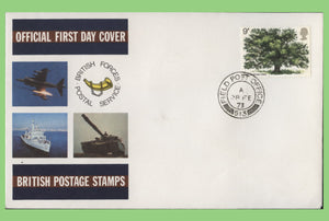 G.B. 1973 Oak Tree on Forces First Day Cover, FPO 513