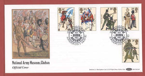 G.B. 1983 British Army set on Benham First Day Cover, Army Museum, London