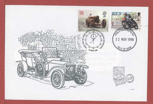 G.B. / Isle of Man 1996 Dual Frank Exhibition commemorative cover