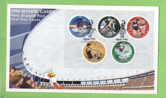 New Zealand - 1996 Centennial Olympic Games, Atlanta set on First Day Cover