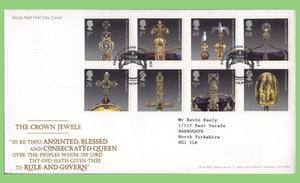 G.B. 2012 The Crown Jewels set on Royal Mail First Day Cover, London EC3