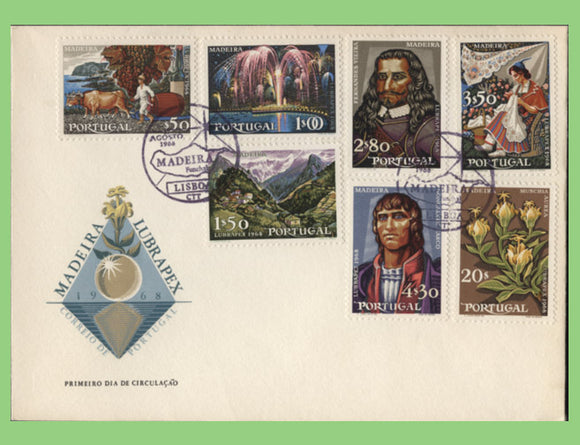 Portugal 1968 Lubrapex set on First Day Cover