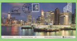 Hong Kong 1996 Hongpex souvenir card, Stamp Sheetlet on one side