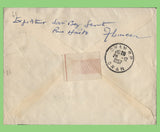 Algeria 1957 Army Welfare4 set & Rotary stamp on Express cover, Local use