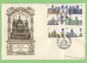 G.B. 1969 Cathedrals set on u/a Philart First Day Cover, Philatex London