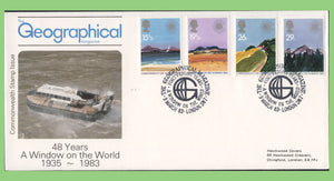 G.B. 1983 Commonwealth Day set Geographical Magazine First Day Cover, London SW7