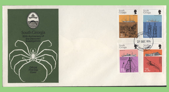 South Georgia 1976 50th Anniversary of Discovery Investigations set First Day Cover