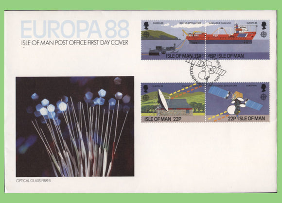Isle of Man 1988 Europa set on First Day Cover