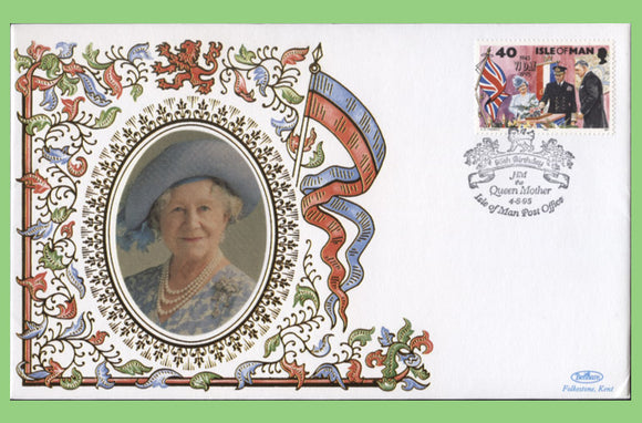 Isle of Man 1995 Queen Mothers 95th Birthday commemorative cover