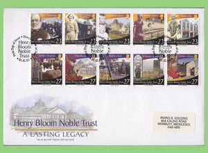 Isle of Man 2003 Henry Bloom Nobel Trust set First Day Cover