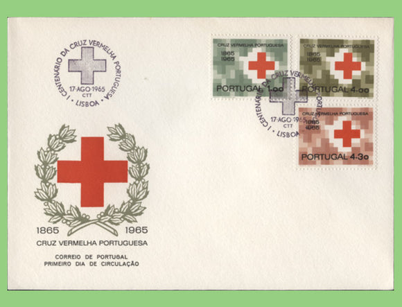 Portugal 1967 Red Cross set on First Day Cover