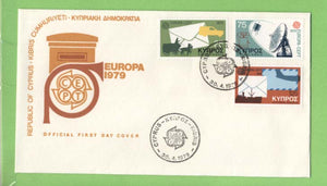 Cyprus 1979 Europa. Communications set on First Day Cover