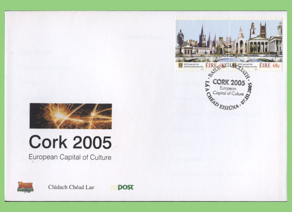 Ireland 2005 Cork, European Culture Capital First Day Cover