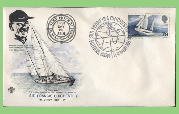 G.B. 1967 Chichester issue on Stuart First Day Cover, Greenwich