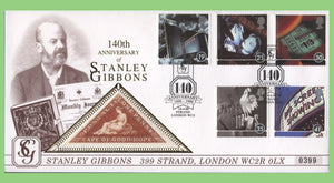 G.B. 1996 100 Years of Cinema set on Stanley Gibbons First Day Cover, London WC2
