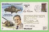 Jersey 1982 RAF Test Pilot series, Flown & Certified, RAF TP 24, Army Air Middle Wallop, Signed Roy MoxamHarald Penrose