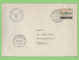 Switzerland 1941 Pro Aero 1f First Day Cover/Fight