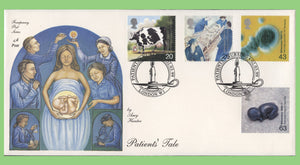 G.B. 1999 Patients Tale set on 4d Post First Day Cover, London W1