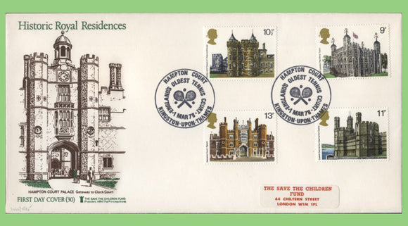 G.B. 1978 Historic Buildings set on Save the Children First Day Cover, Kingston upon Thames